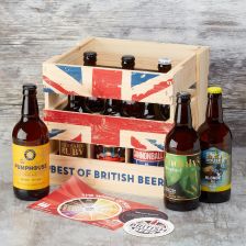 Craft Beer Crate with Pale &amp; Golden Beers