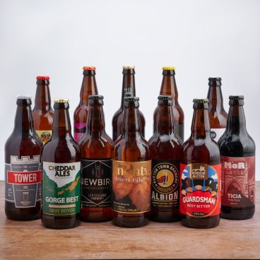 Case of real ales: bottle conditioned beers