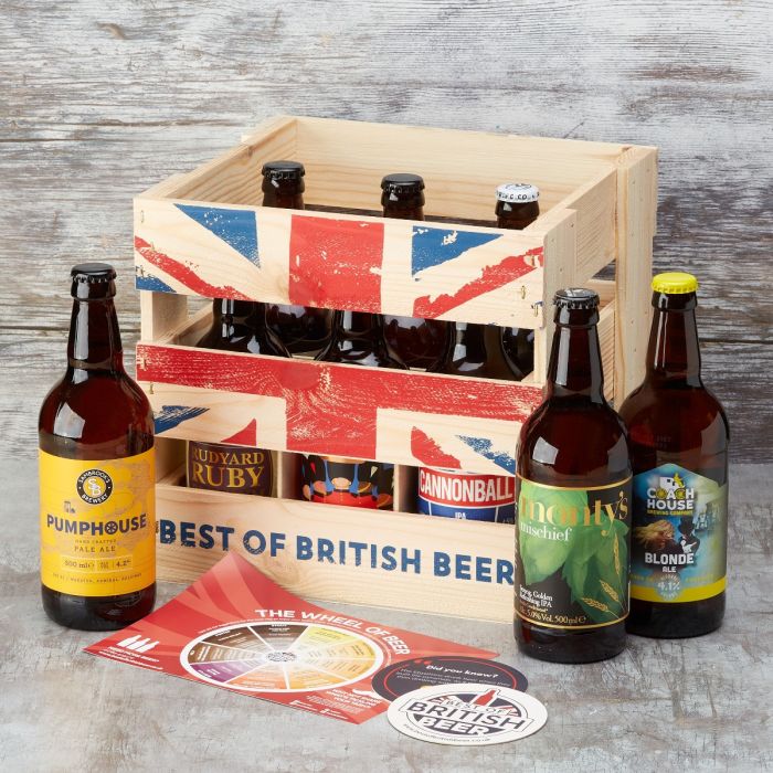 Craft Beer Crate with Pale & Golden Beers