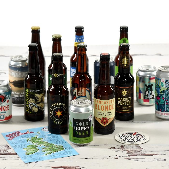 Case of 15 British craft beers